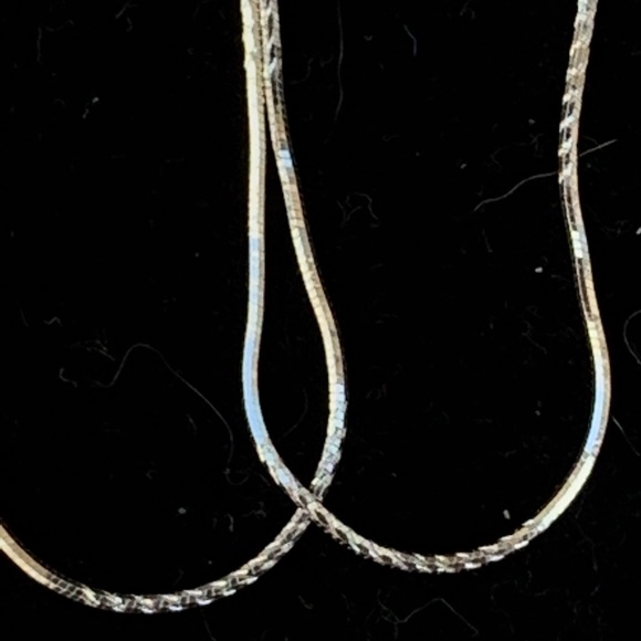 Vintage Italian 925 Sterling Silver Snake Style Chains - Picture 13 of 16